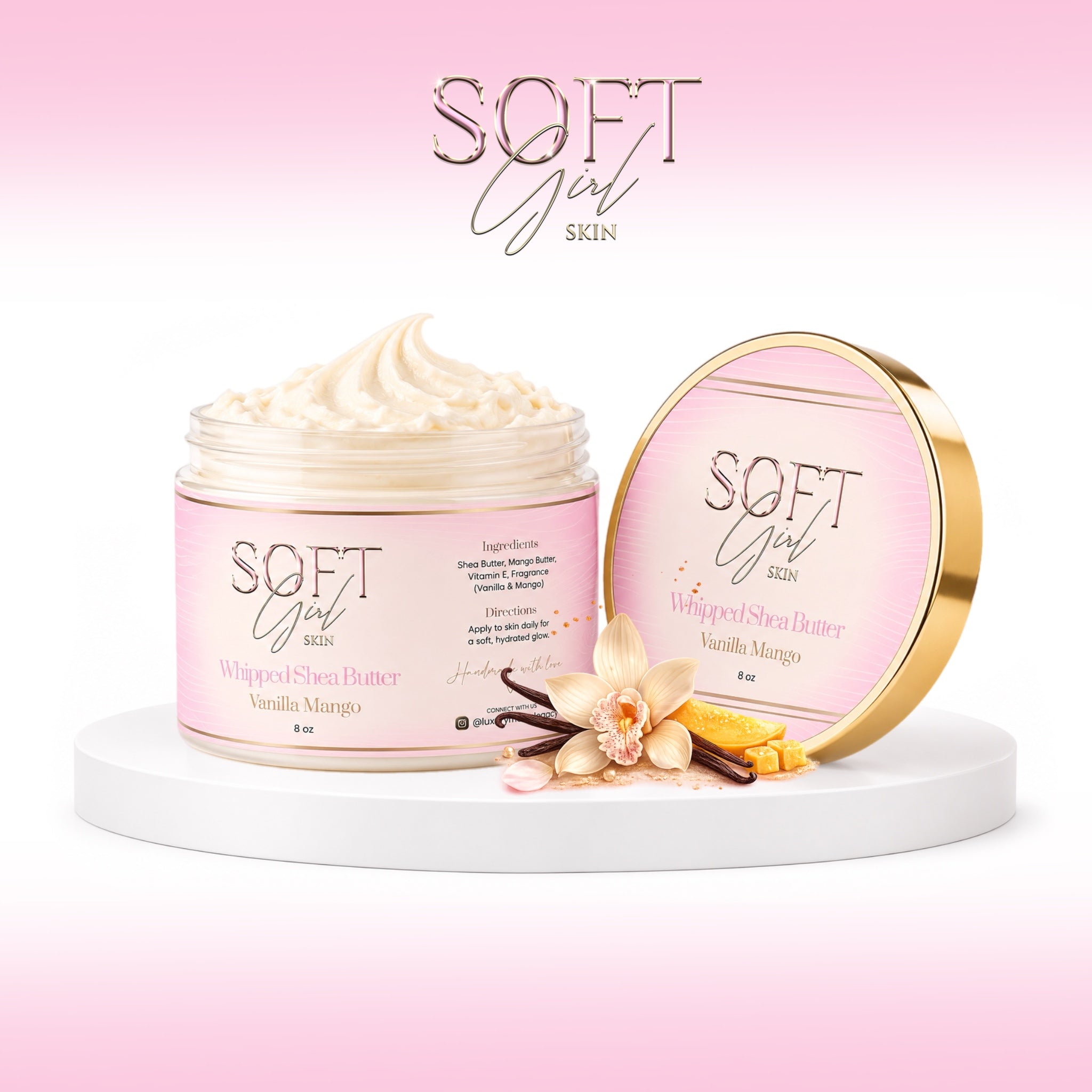 Mango Vanilla Infused Shea Butter